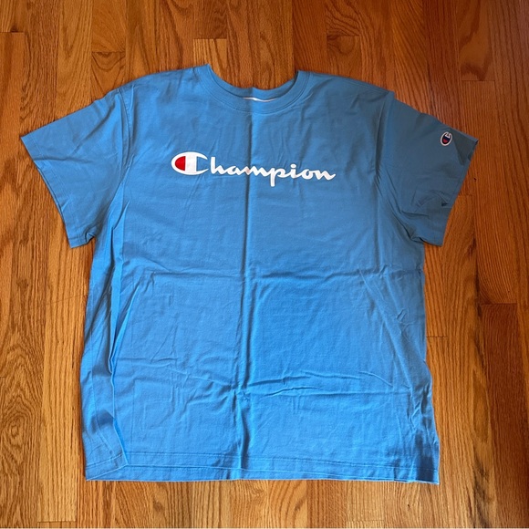 Champion Blue Women's T-Shirt - Picture 1 of 2